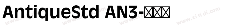 AntiqueStd AN3字体转换